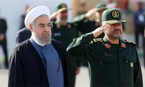 El presidente de Irán, Hassan Rohani El presidente de Irán promete frustrar las conspiraciones de Estados Unidos